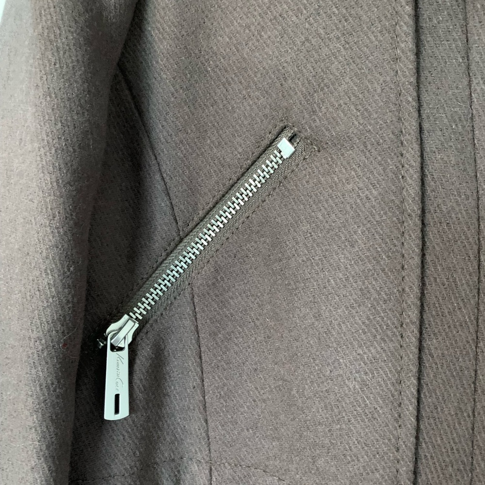 Kenneth Cole Tan Wool coat. size 8 NWT - Picture 5 of 14